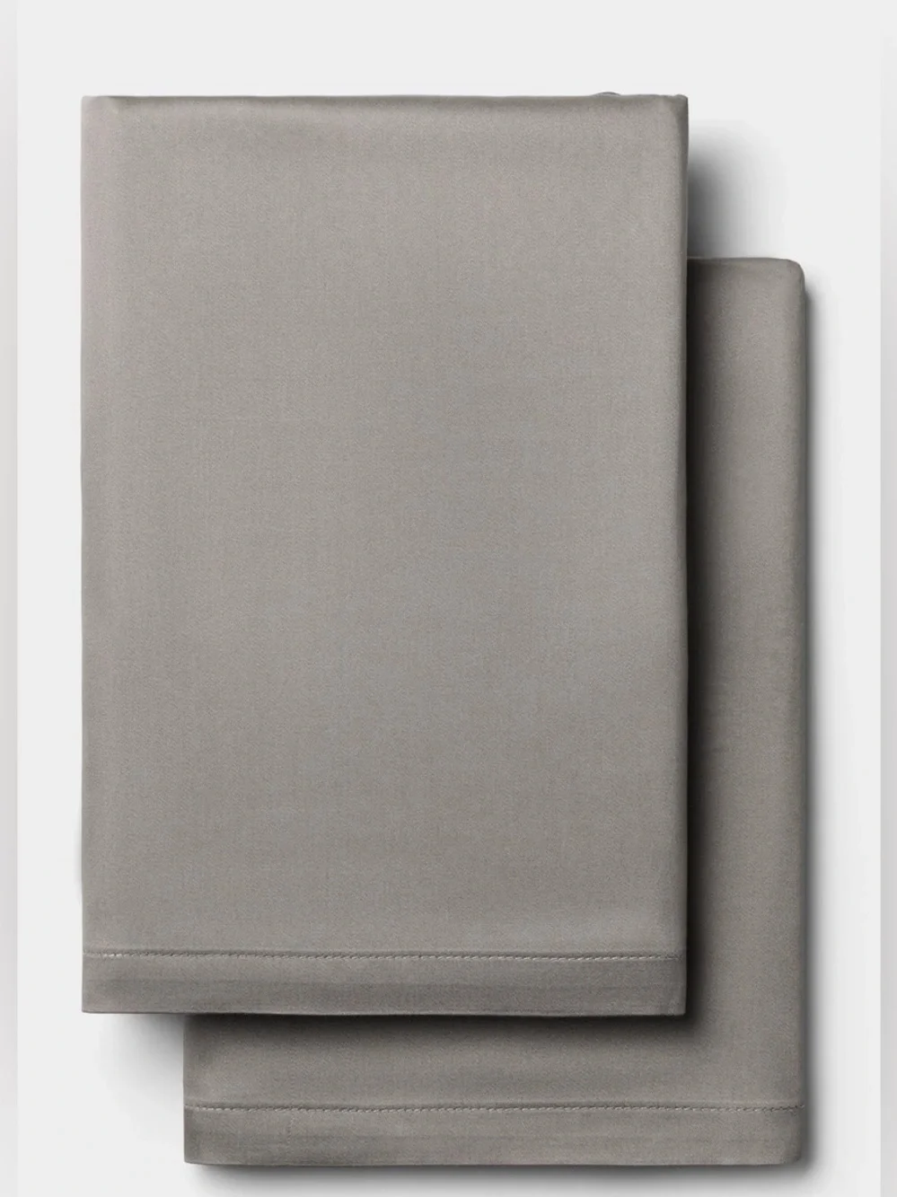 NWT Cozy Earth Set of 2 Standard Size Bamboo Pillow Cases Charcoal Color